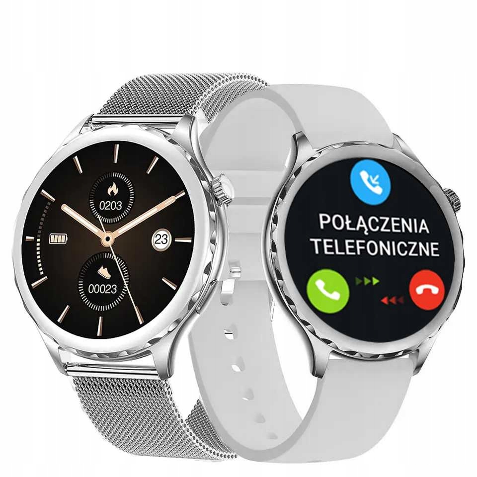 SMARTWATCH ZEGAREK DAMSKI KCAL CIŚNIENIE ROZMOWY BLUETOOTH CALL 360X360 Rodzaj smartwatch