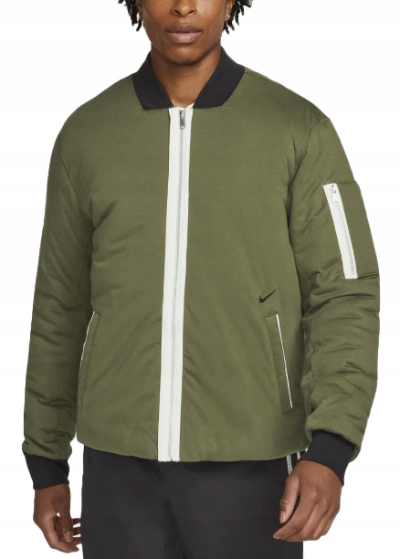 Pánská bunda Nike Sportovní Teplá Jaro Podzim Podšívka DD5001-326 Xs