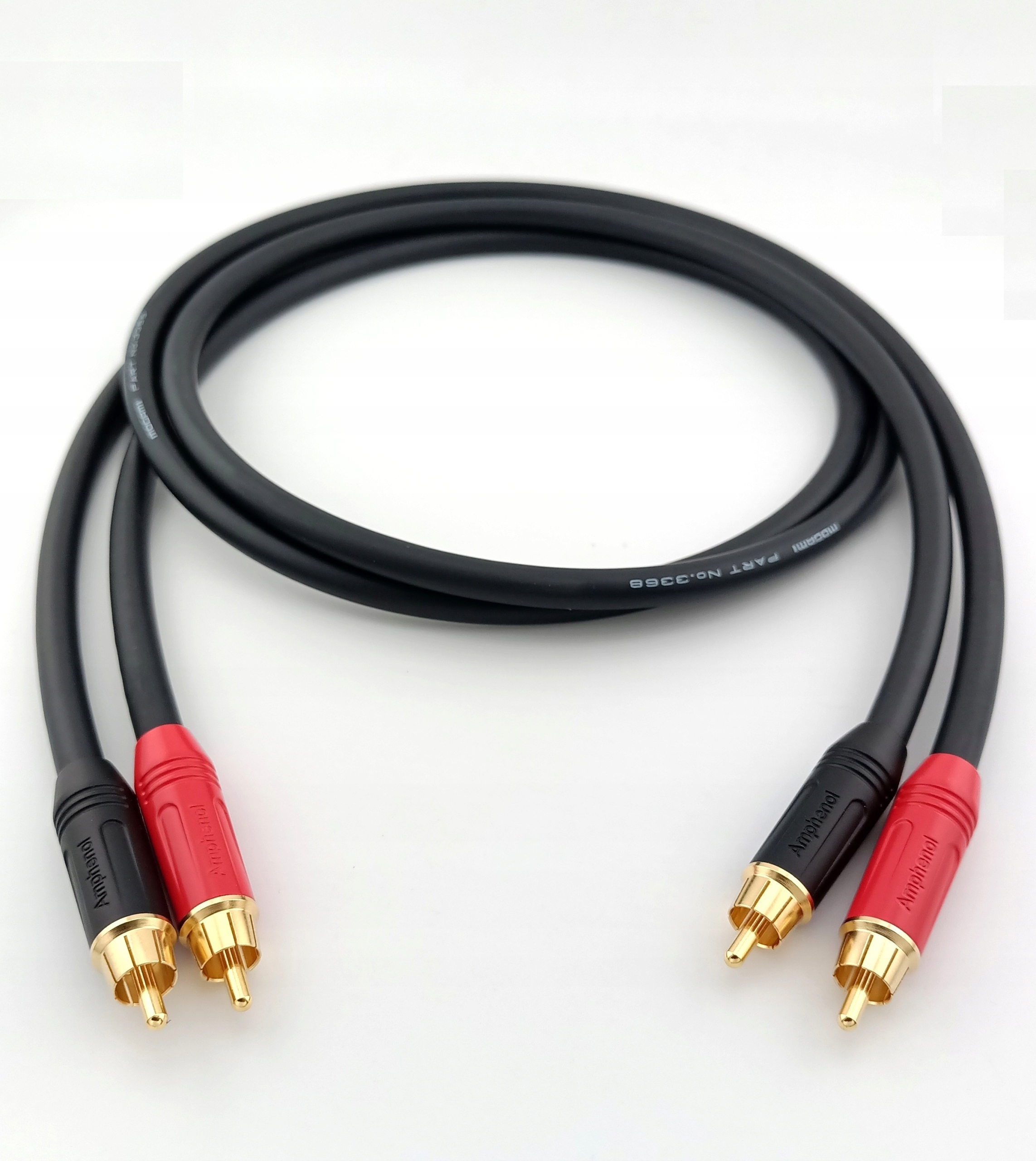 Kábel Interkonekt Rca Rca Mogami 3368 ručne vyrobený, pár 1 m, pár