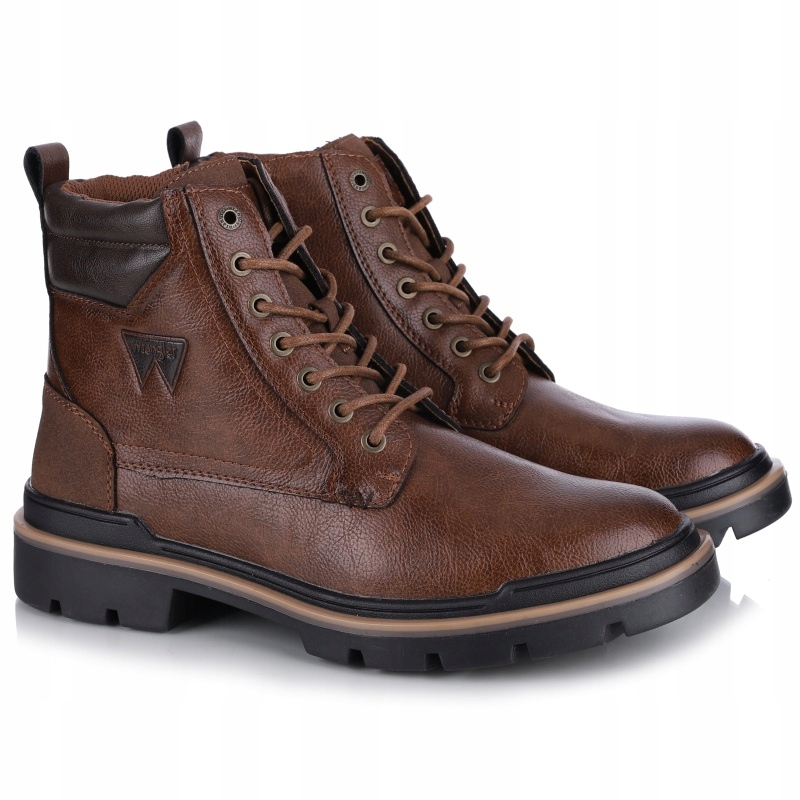 Pánské Kotníkové Boty Wrangler 20253053.JCU Tortoise Shell hnědá Eko Kůže Vel. . .40