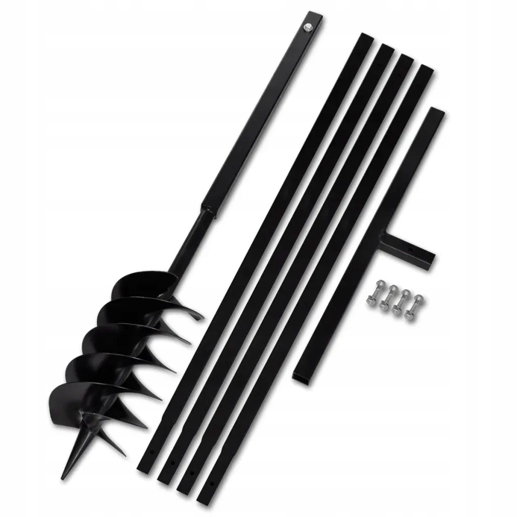 Świder glebowy z uchwytem, 150 mm, przedłużany, 5