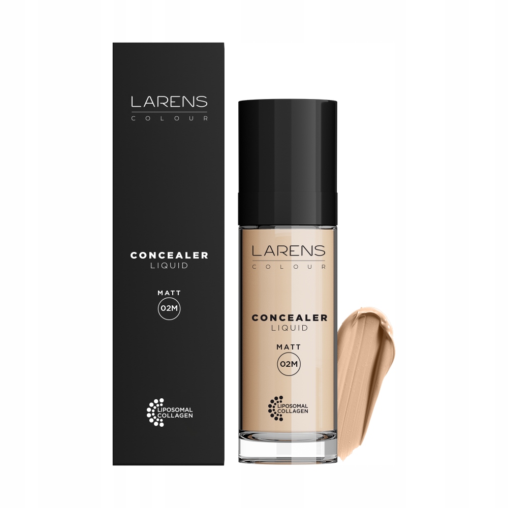 Larens Concealer Liquid Korektor kryjący Mat Medium 02 10 ml