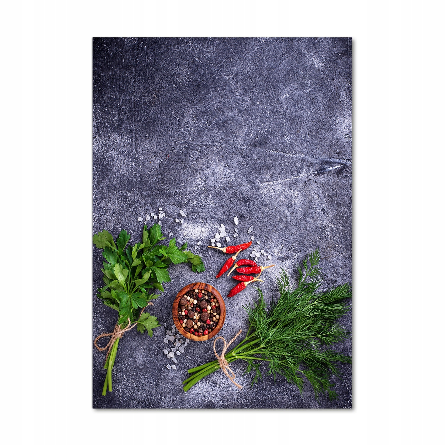 

Foto obraz akrylowy Zioła i przyprawy 70x100 cm