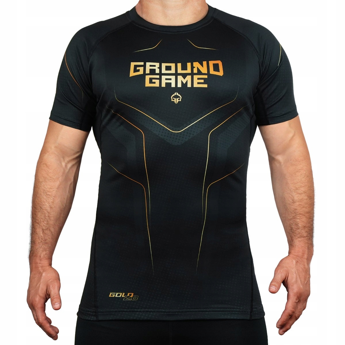 Ground Game Rashguard s krátkým rukávem Gold 2.0 L