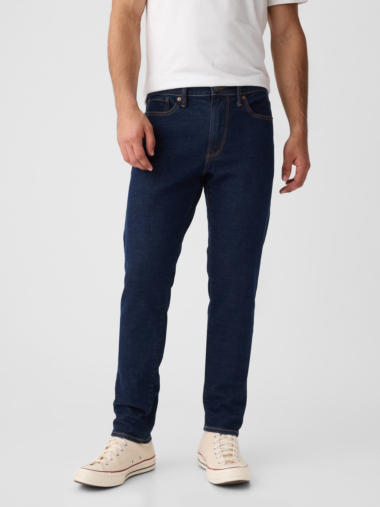 Gap Džíny slim taper GapFlex modrá