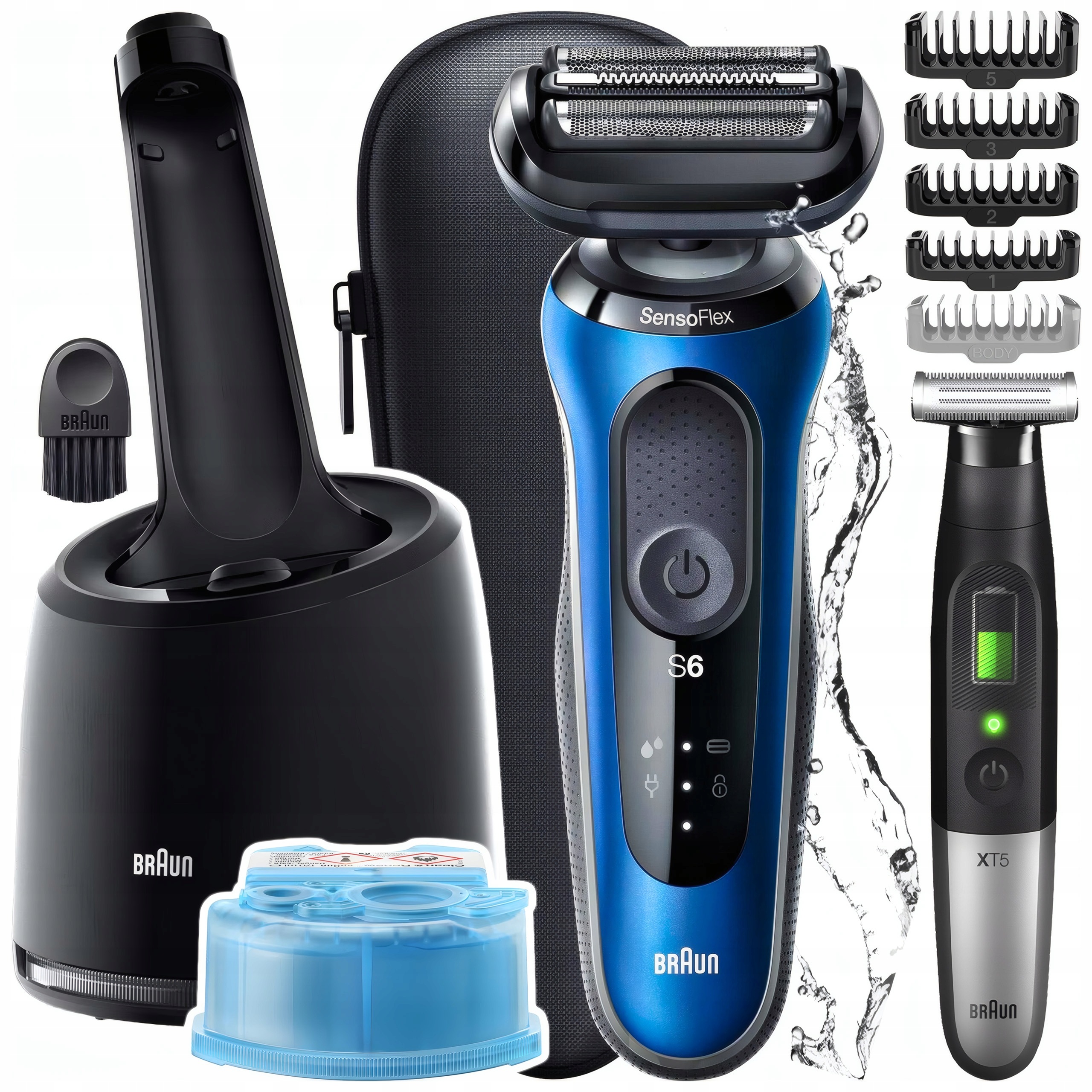 Braun Serie 6 Smart AutoSense Voděodolný Holicí Strojek