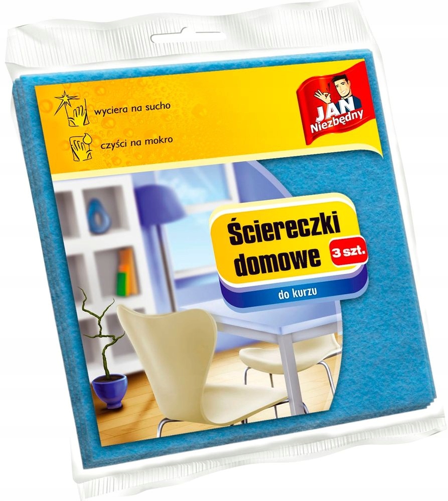 

Jan Niezbędny, ściereczki domowe do kurzu, 3 szt.