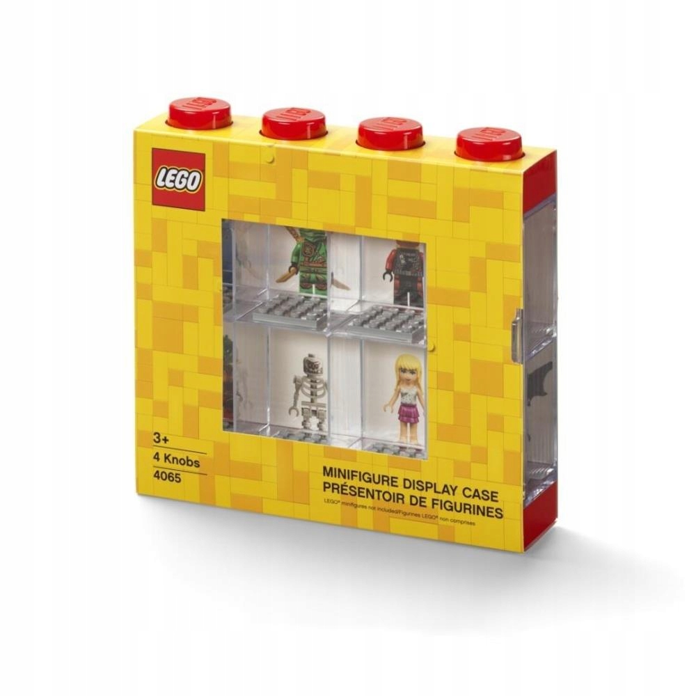 Lego (r) Vitrína Pro 8 Minifigurek, Červená