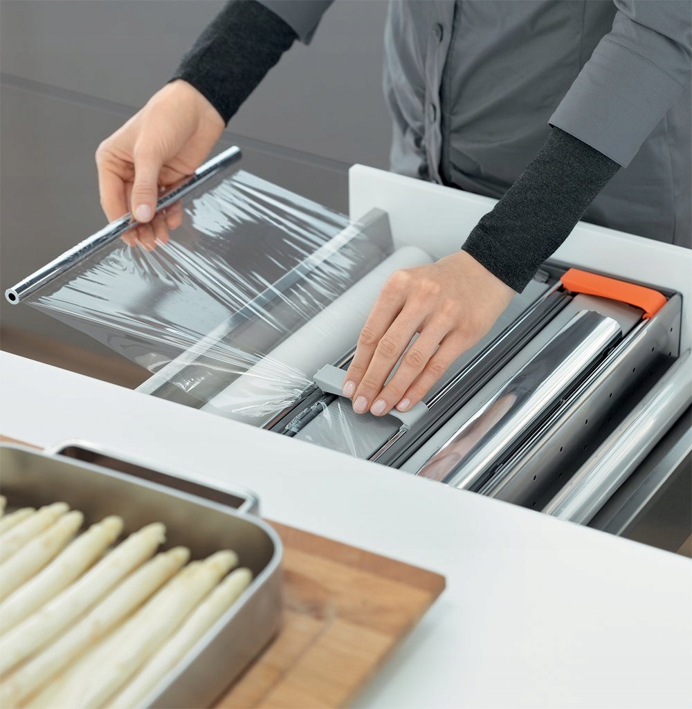 BLUM OBCINARKA NÓŻ DO FOLI SPOŻYWCZEJ DO SZUFLADY ORGA-LINE ZSZ.01F0 Kod producenta ZSZ.01F0