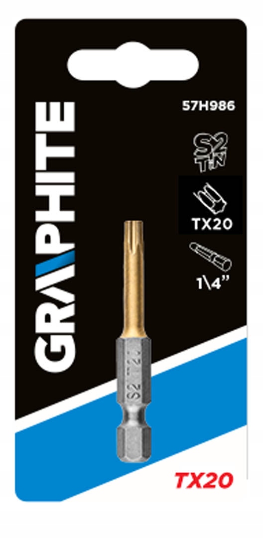 Końcówka wkrętakowa TX20 x 50 mm Marka Graphite