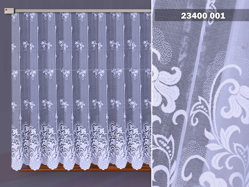 FIRANKA ŻAKARDOWA 23400/160 NOWOŚĆ PROMOCJA Marka inna marka