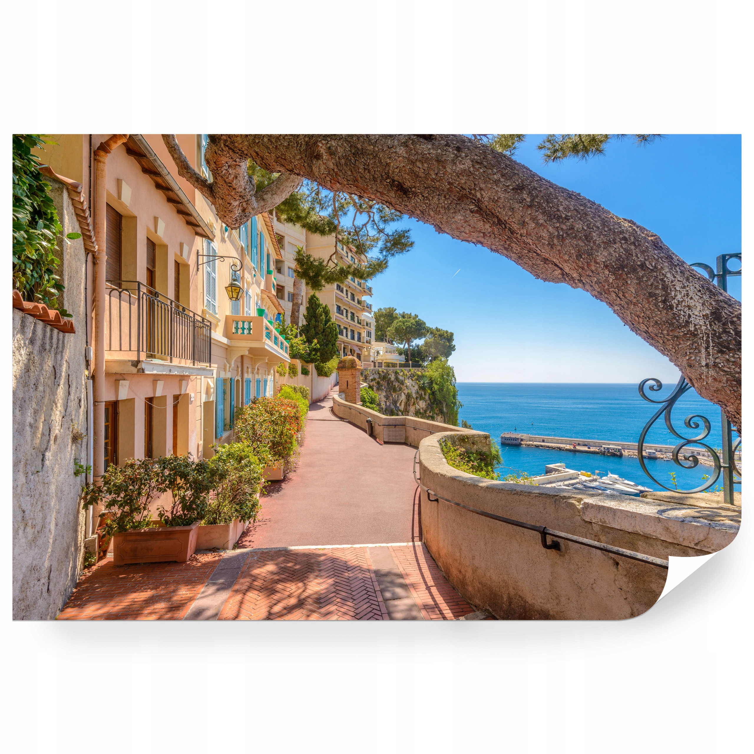 Fototapeta samolepicí Monte Carlo 3D Architektura Ulička 450 x 300 cm