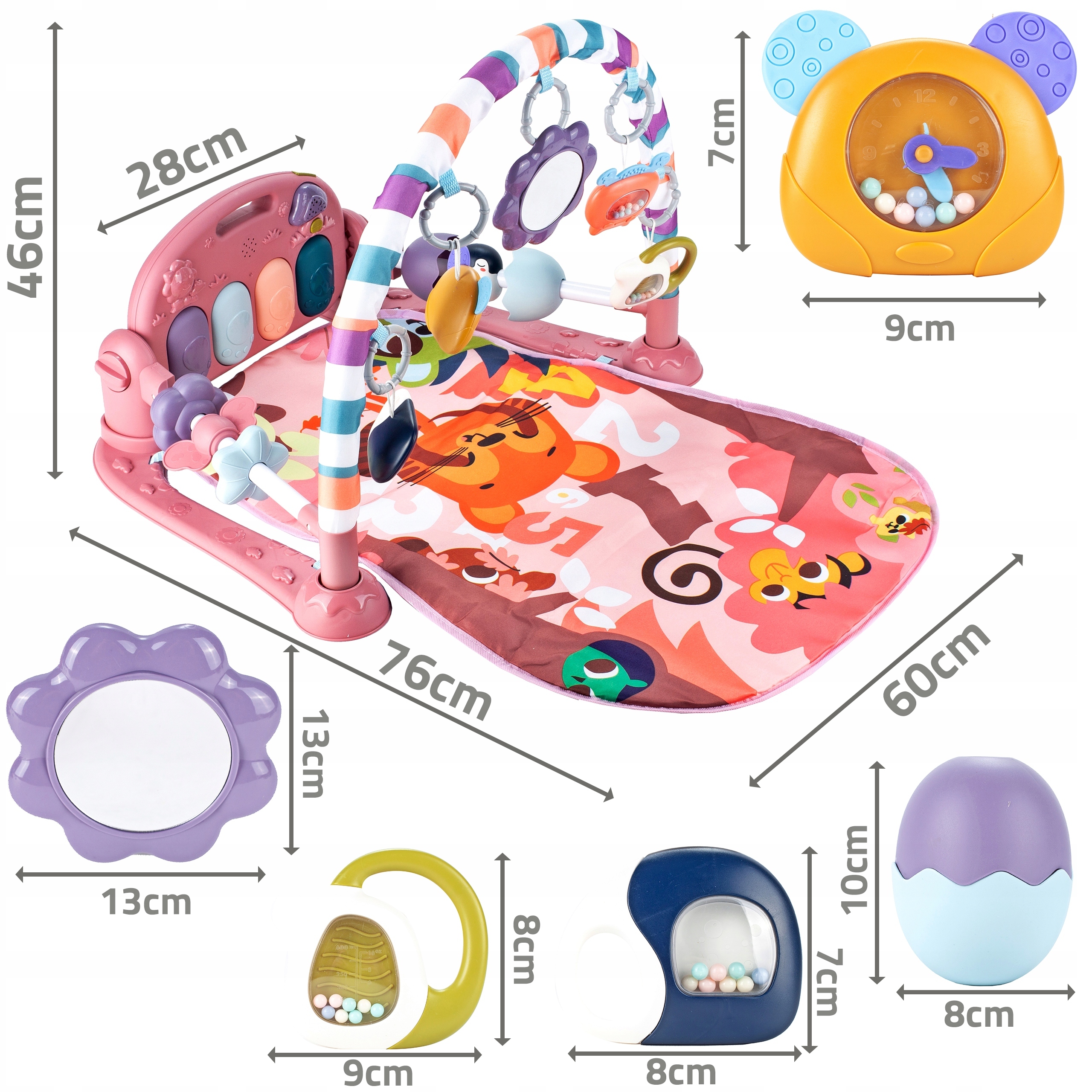 MATA EDUKACYJNA INTERAKTYWNA Z PIANINKIEM GRYZAKI Bohater brak