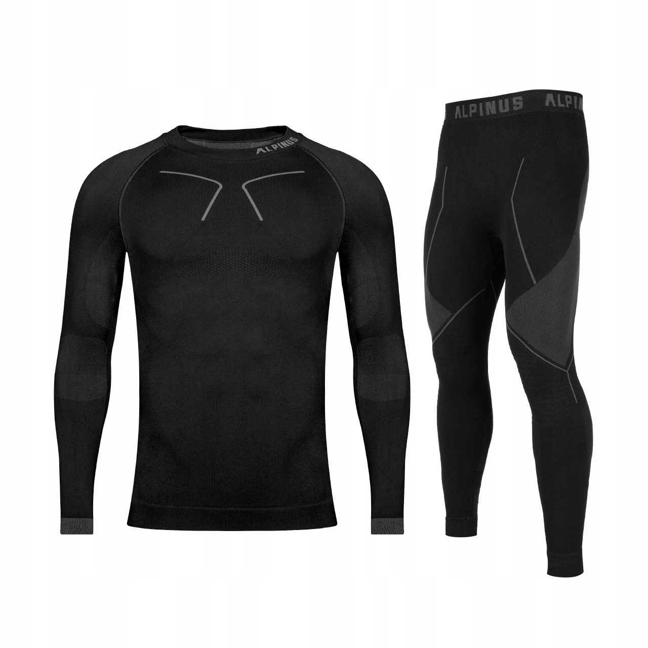 Termoaktivní spodní prádlo Alpinus Tactical Base Layer Set černé S
