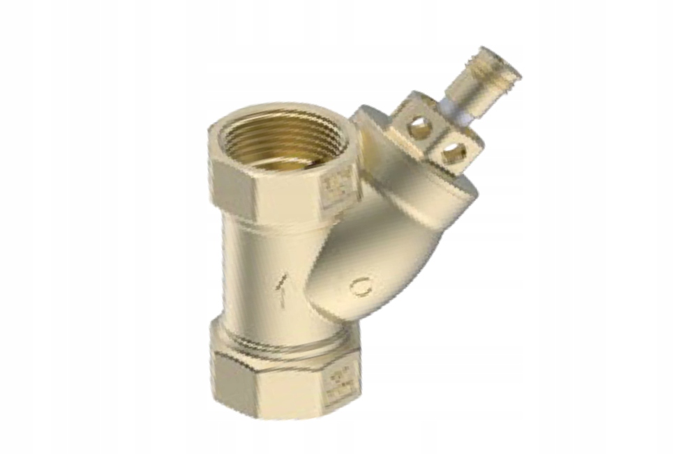 Šikmý Magnetický Filtr 1 1/4" 1 1/4 Separátor Magnet Mosaz Ibo YBF-32