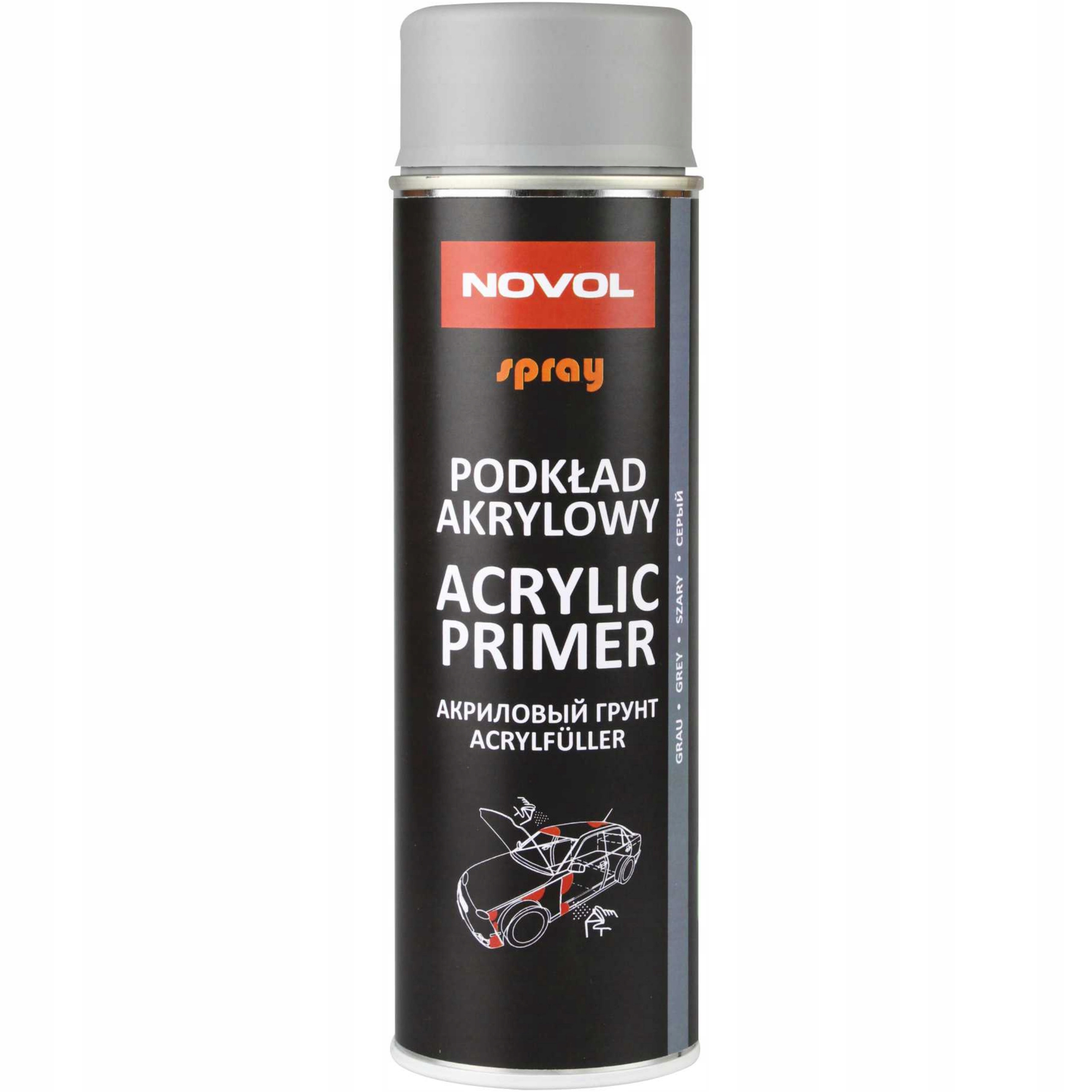 

Novol Acrylic Primer Podkład Akrylowy Szary Spray