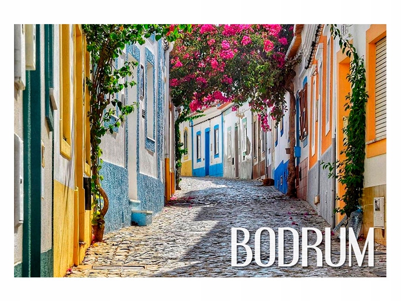 

Bodrum Uliczka Miasto Magnes na lodówkę