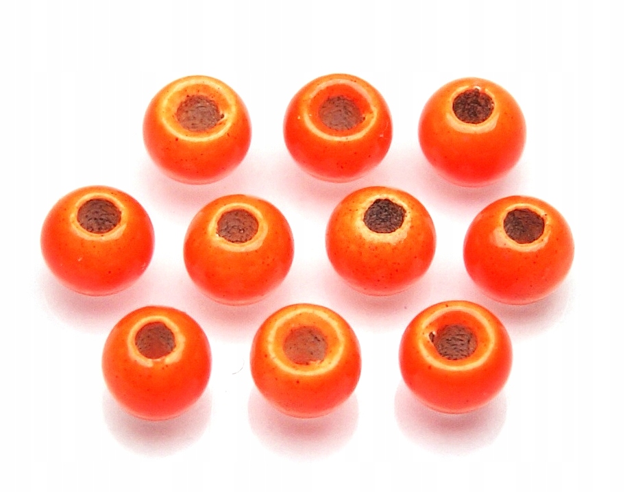 

Koraliki mosiężne 3,8 mm fluo pomarańczowe