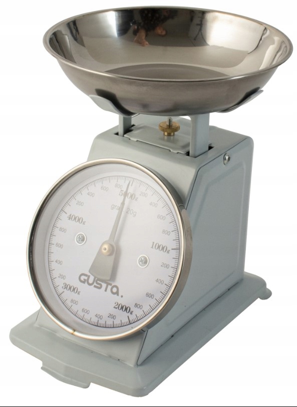 

Waga Kuchenna Mechaniczna Mięta 5KG Retro Vintage