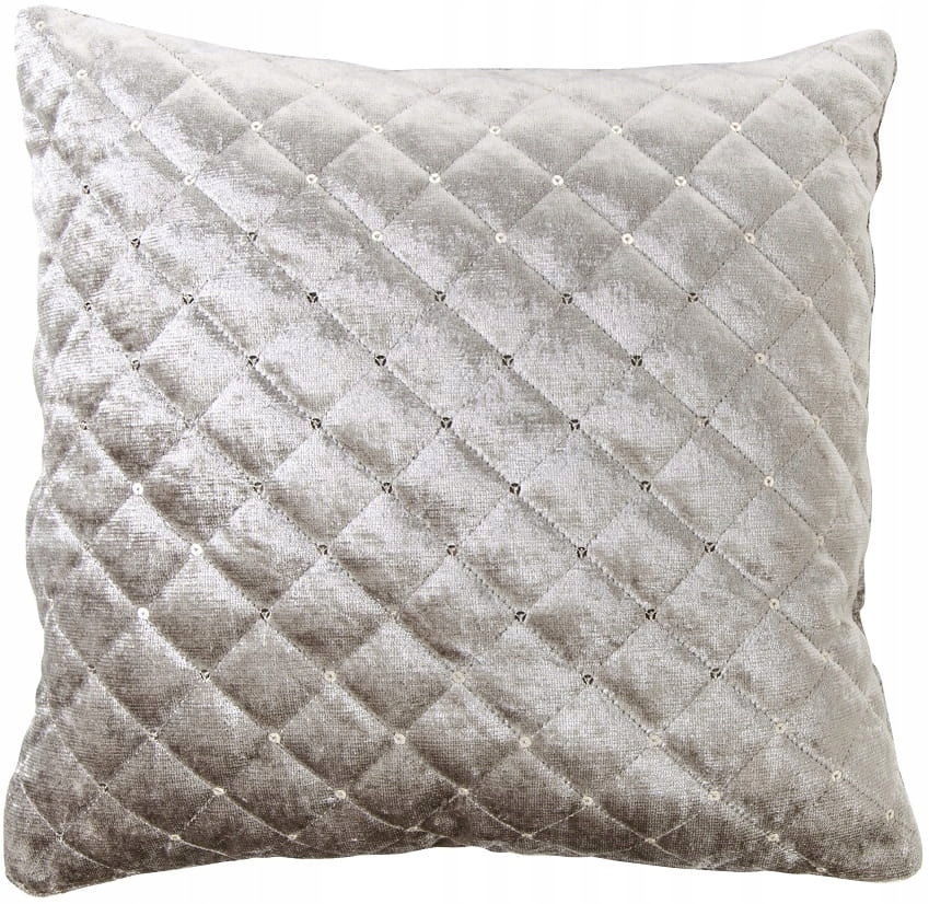 BEŻOWA POSZEWKA GLAMOURISE 40X40 CM STYL GLAMOUR
