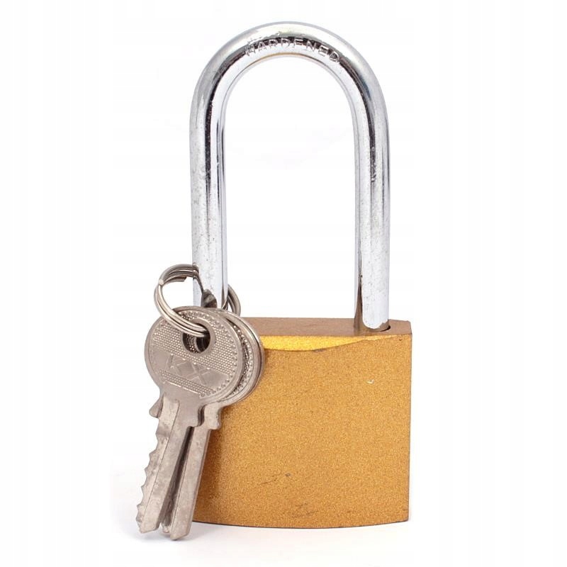 

Kłódka patentowa z długim pałąkiem 50 mm