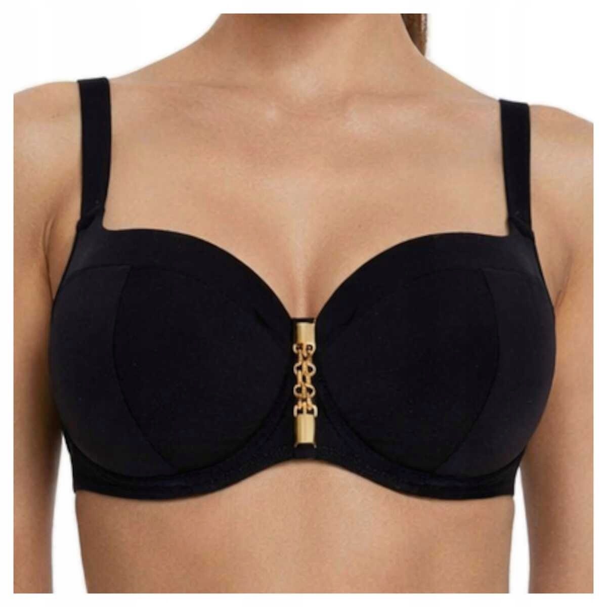 Self Plavková podprsenka vyztužená podprsenka Luxelle2-BRA 19 černá 90D