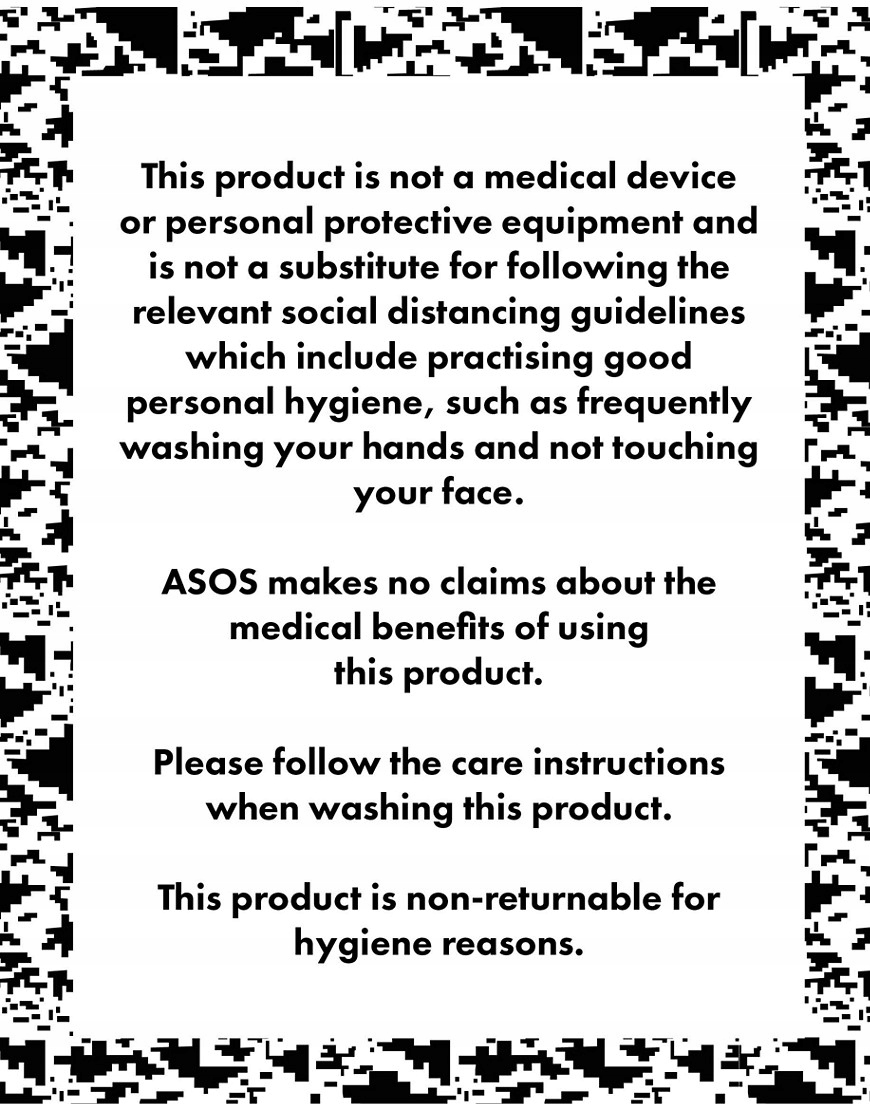 DESIGN Zestaw 2 masek na twarz z nadrukiem Marka inna