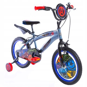 Rower dziecięcy Marvel Avengers 16 cali srebrny dla chłopca