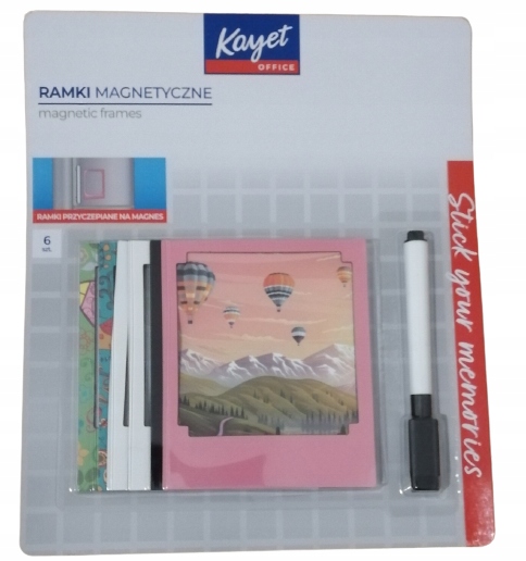 

Kayet Ramki magnetyczne 6 wzorów marker