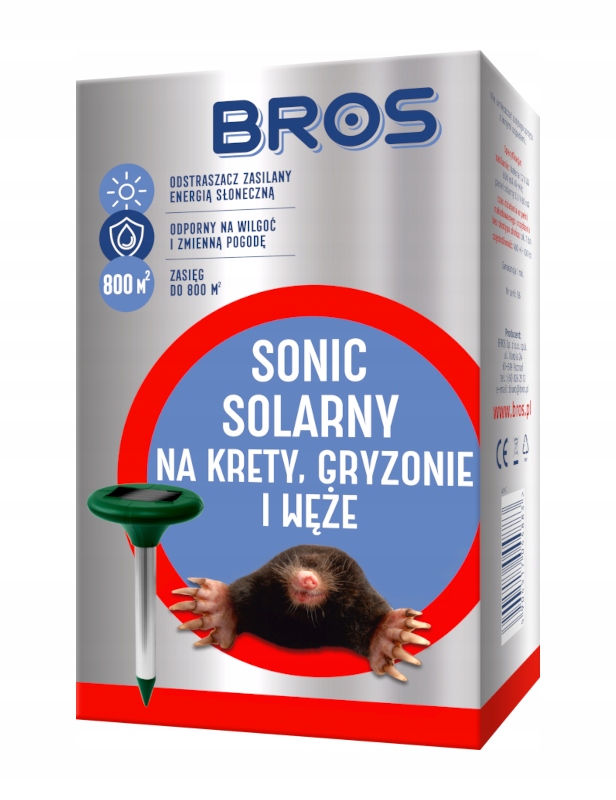 

Bros Sonic Solar odstraszający krety inne gryzonie