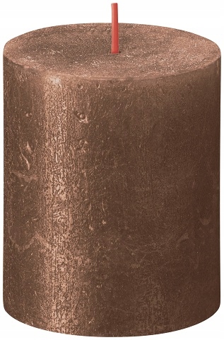 

Bolsius Świeca Rustic Shimmer 80/68 Miedziany
