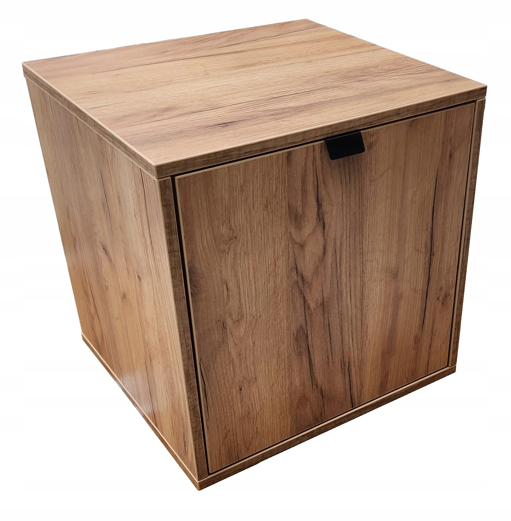 Szafka wisząca 46 cm DĄB z umywalka bateria Czarna Marka Defra