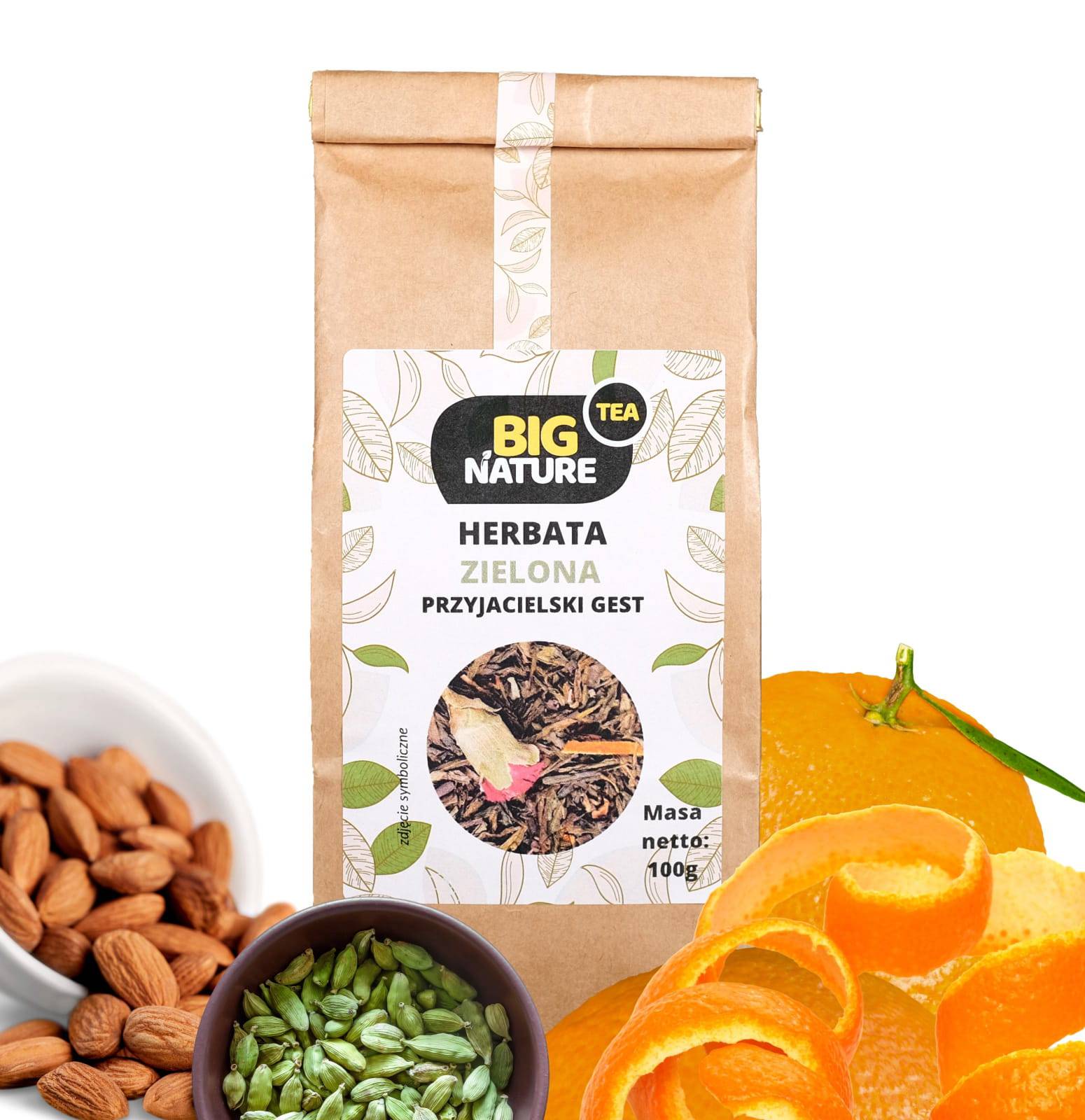 Herbata zielona PRZYJACIELSKI GEST 100g - BIG NATURE — 3