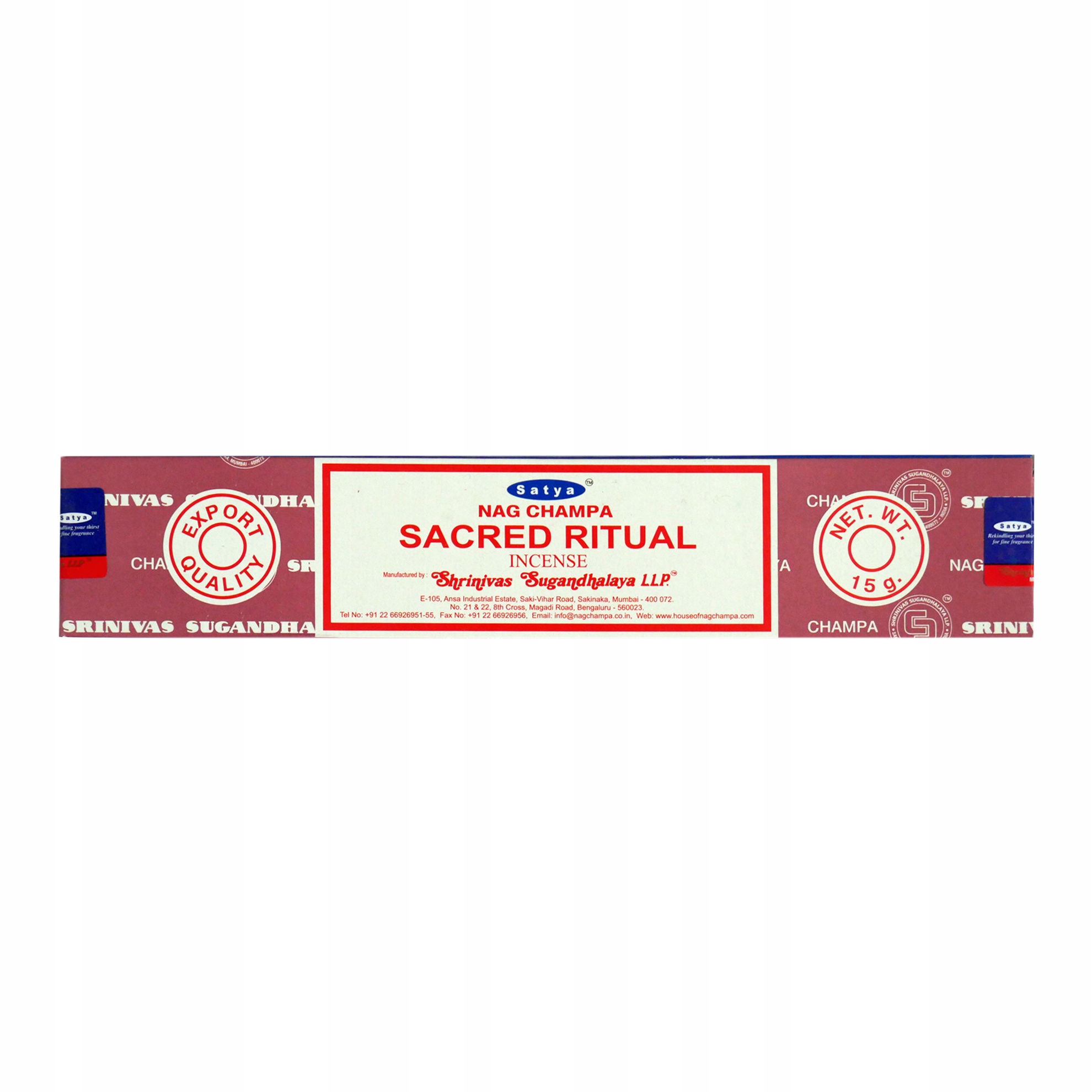 KADZIDEŁKA INDYJSKIE SACRED RITUAL 15 g SATYA