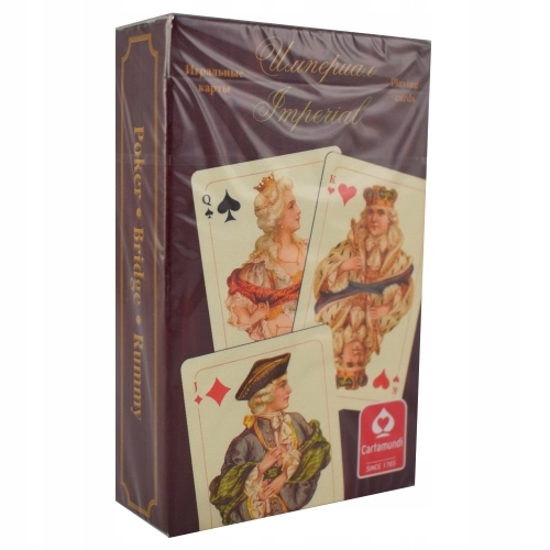 CARTAMUNDI Karty do brydża Imperial czerwone