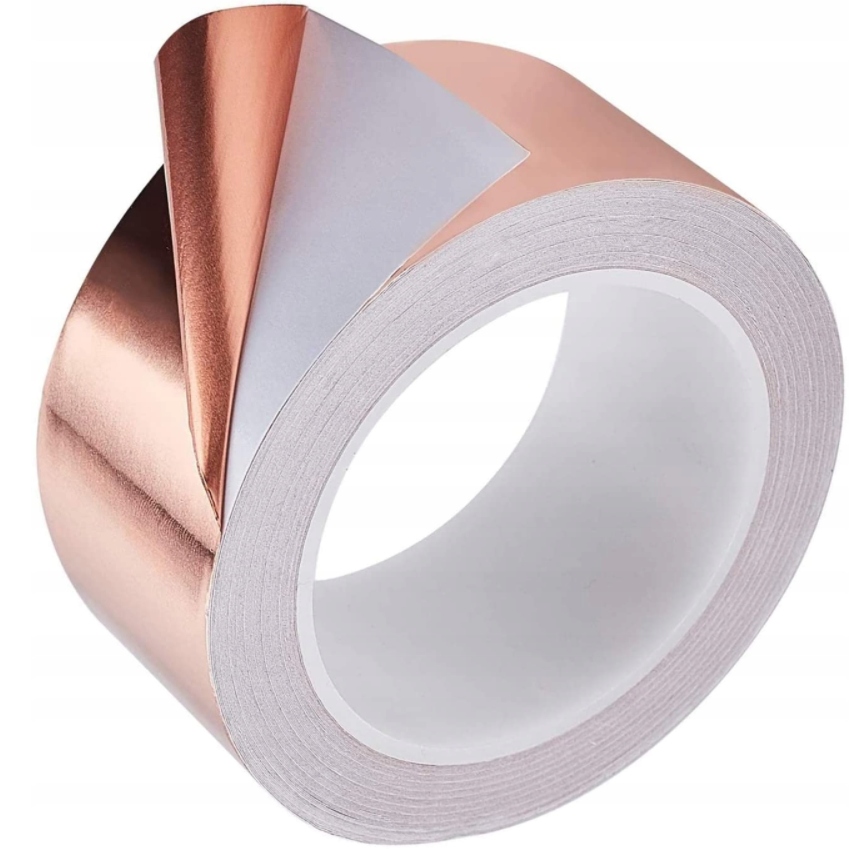 25-TO METROWA! TAŚMA MIEDZIANA NA ŚLIMAKI 50mm 25m Rozmiar 5XS