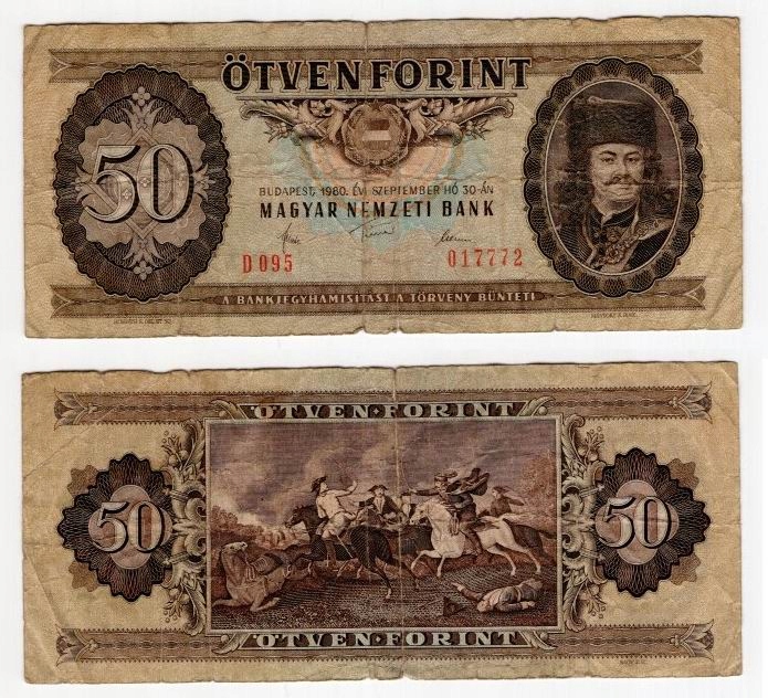 WĘGRY 1980 50 FORINT