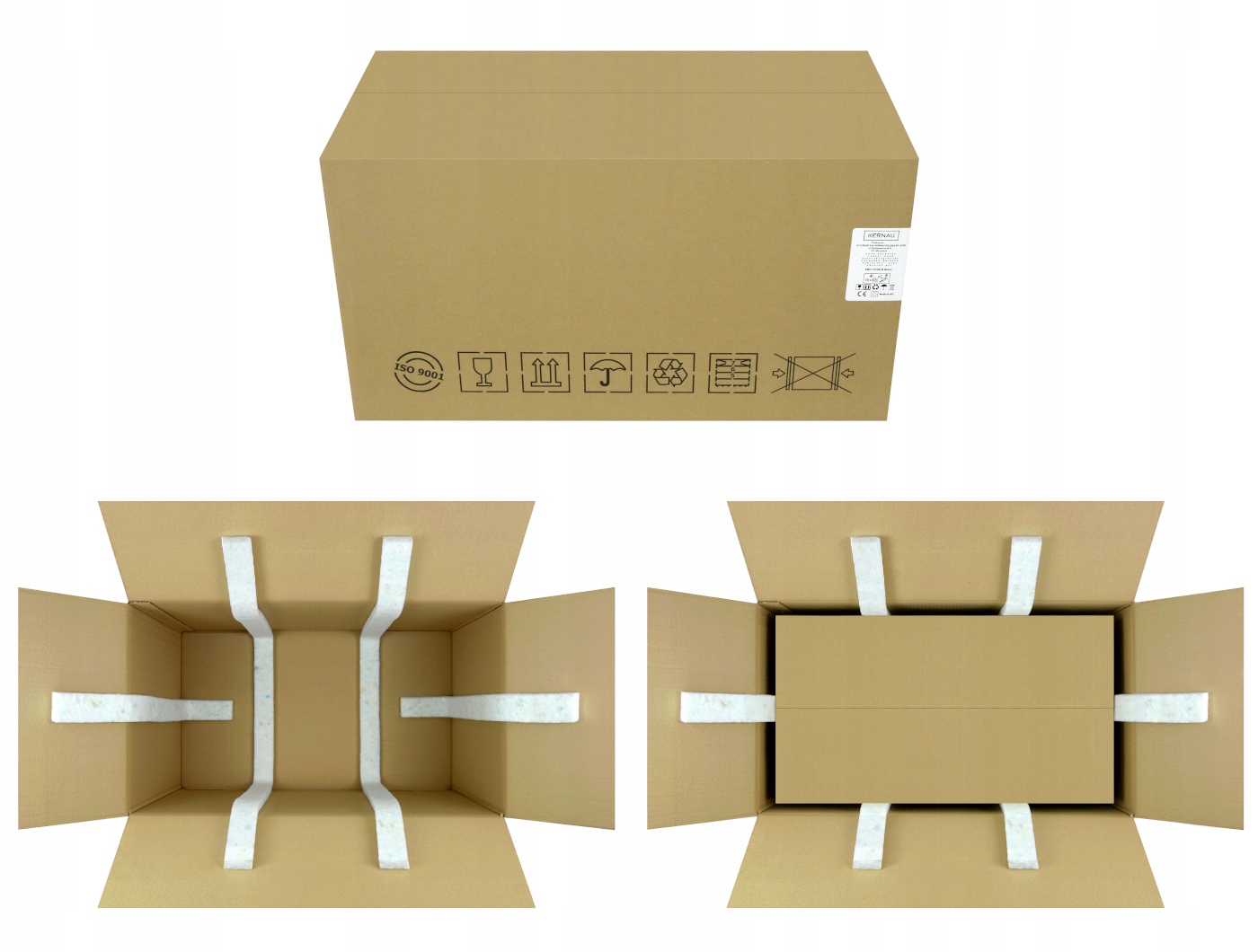 OKAP KERNAU KBH07601.1X DO ZABUDOWY INOX Cichy LED Model KBH07601.1X