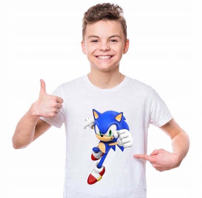 

Sonic Jeż Kot T-shirt Koszulka Dziecięca