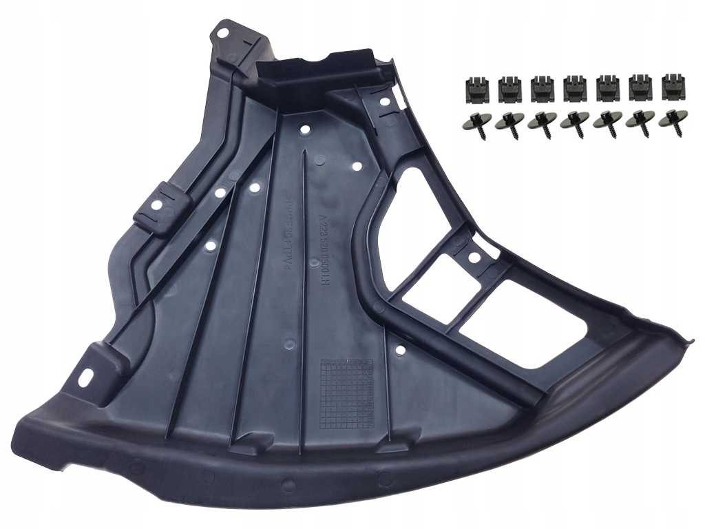 Kryt pod nárazník Mercedes S W223 V223 Maybach Z223 chladiče 2020-.. Levý