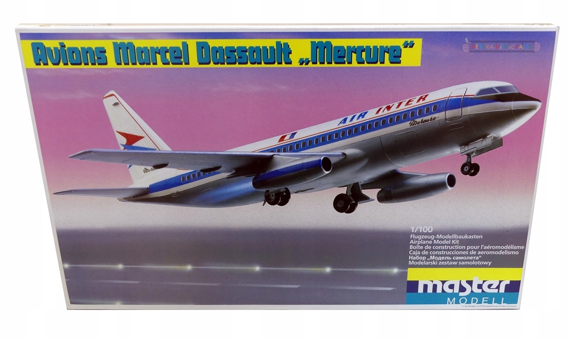 Dassault Mercure Master Modell ex Veb Plasticart