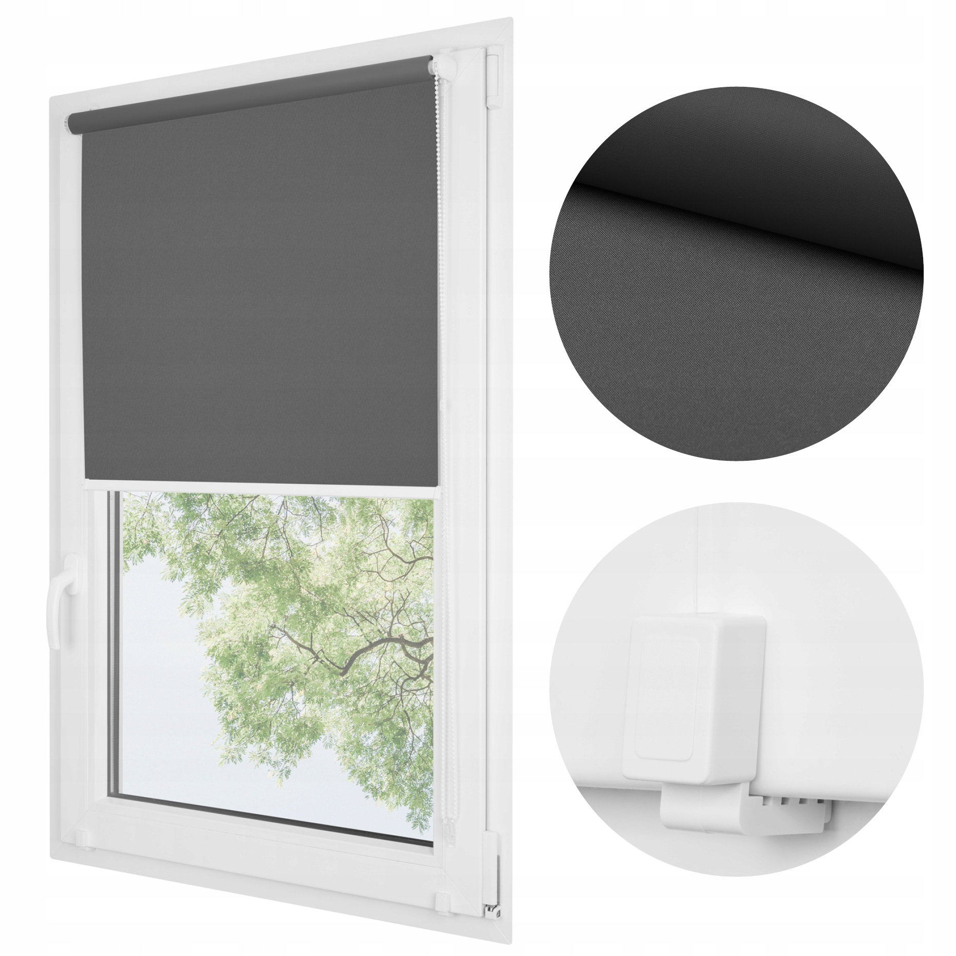 Zatemňovací roleta 100 % na míru 129 x 230 cm