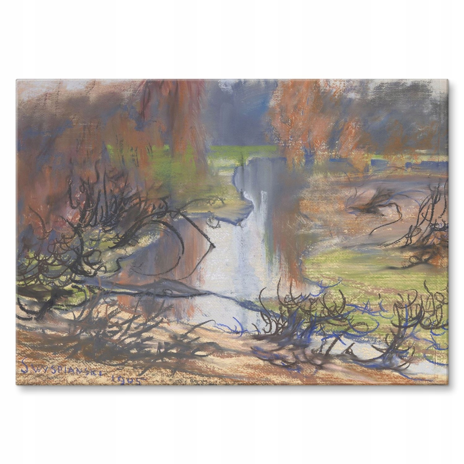 Kovový plakát Rudawa Wyspianski Dárek 30 x 42 cm