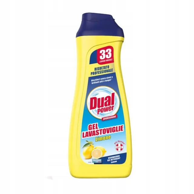 

Dual Power Żel do zmywarki Cytryna, 660 ml
