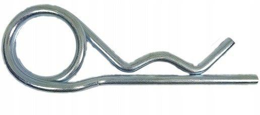 ZAWLECZKA SPRĘŻYSTA PODÓWJNA FI 7MM OCYNK AN 76