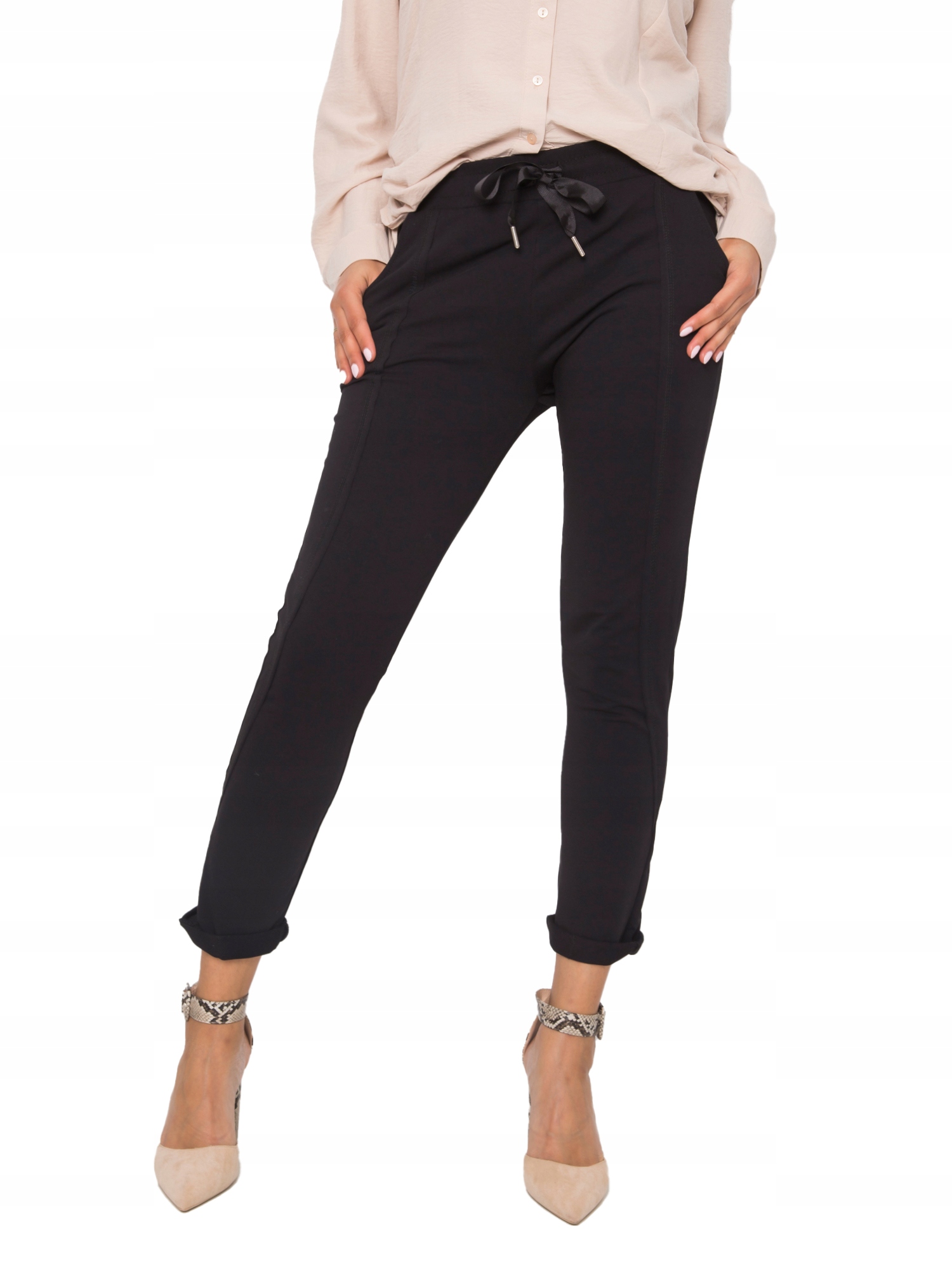 

Bawełniane Spodnie Damskie dresowe Dresy M