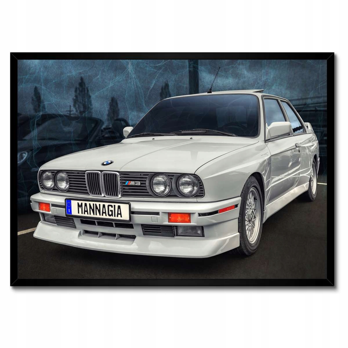 Plakáty v rámu 70x50 Bmw M3 E30 Trojka 3er