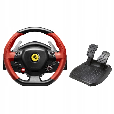 Kierownica do gier Ferrari 458 Spider Racing Wheel od Thrustmaster Czarno