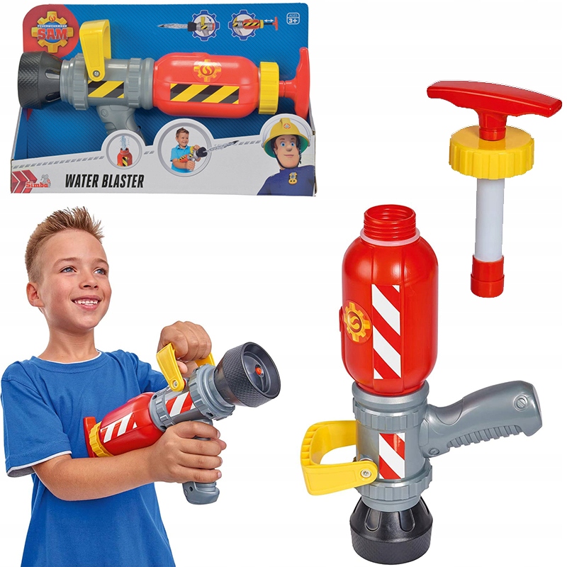 

Strażak Sam Pistolet Na Wodę Psikawka Pompka 31 CM