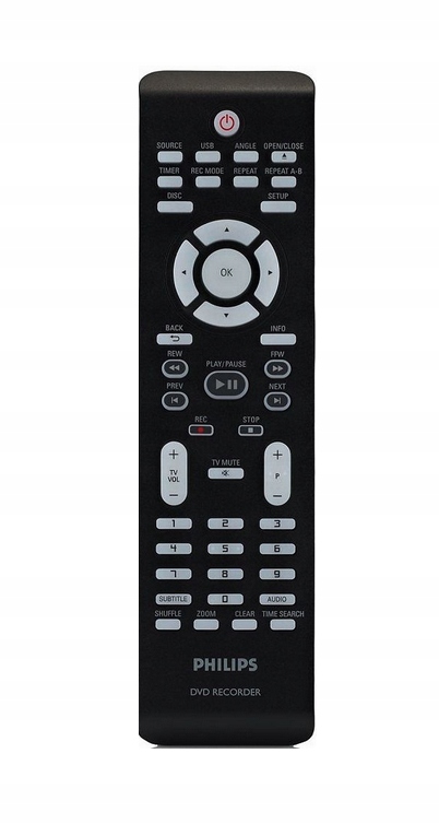 Originální Dálkový Ovladač Pro Philips DVD Recorder 2422 5490 1575 606/01 303/01 Logo